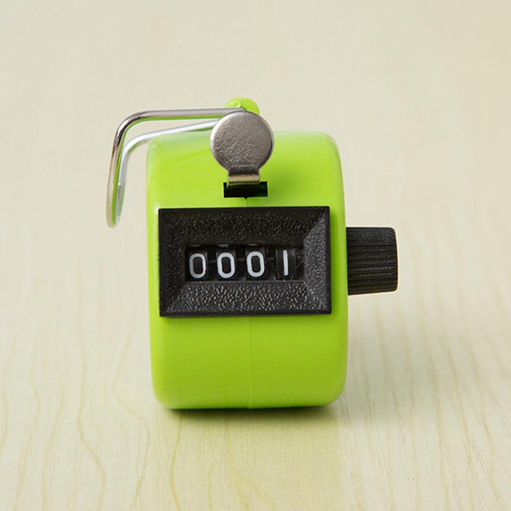 Handheld 4 Digital Tally Counter Mechanical Manual Palm Clicker Number Count Assorted 8 Color Tally Counter Number Count