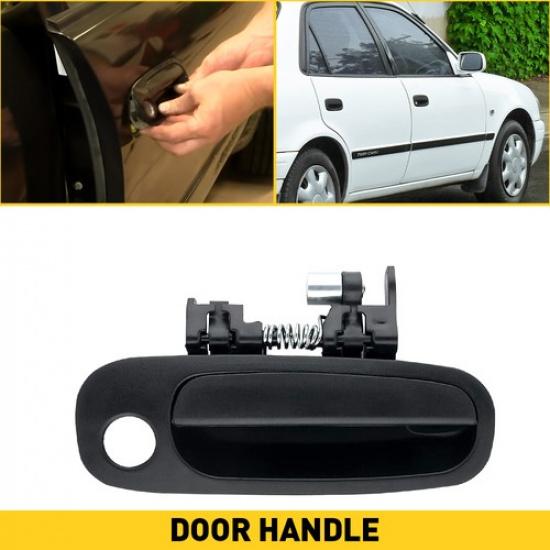 Для Toyota Corolla 98-02: Внешняя передняя правая пассажирская дверная ручка, черная.