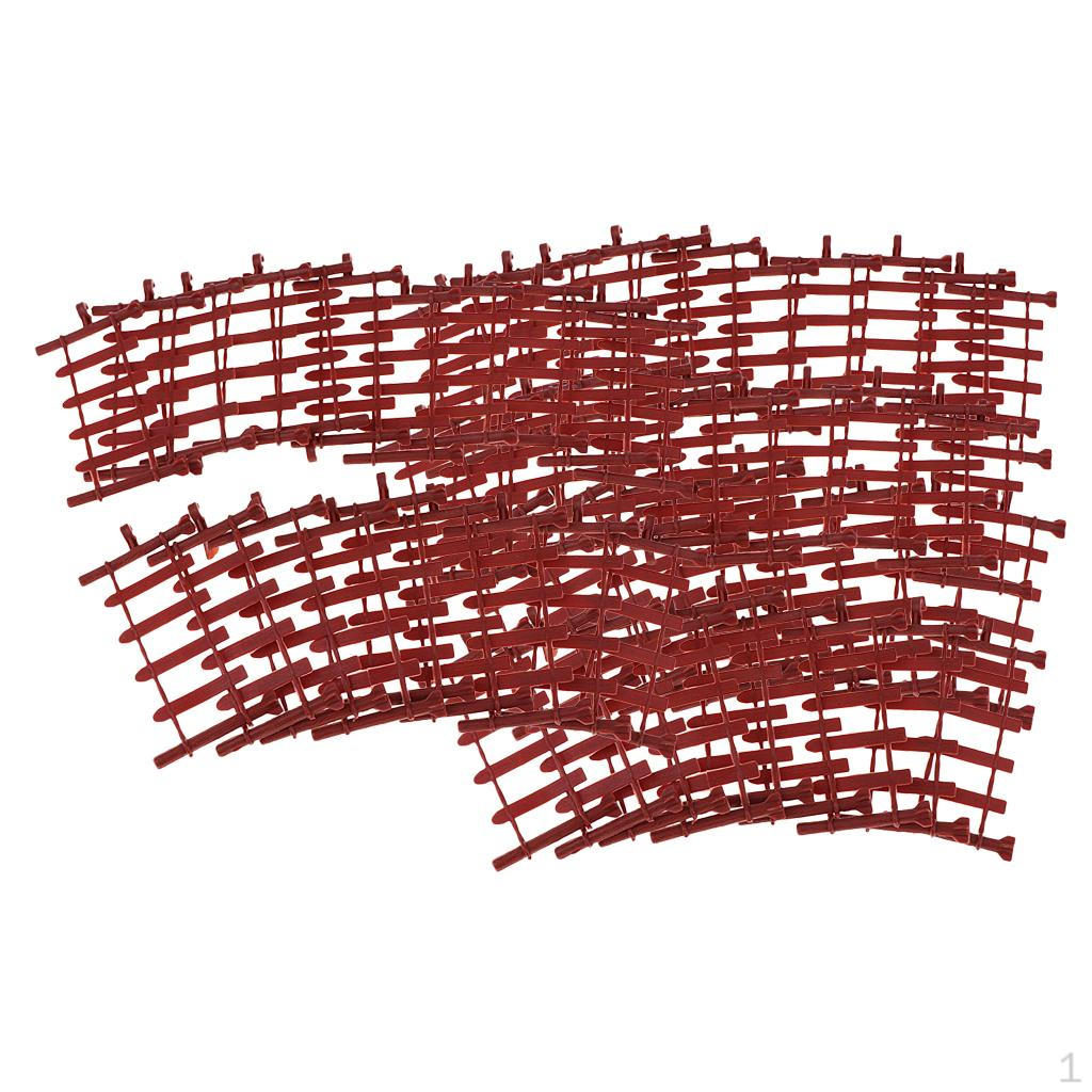 

60Pcs Fence Model Kit for Miniature Landscape Scenery HO Diorama Or Layout
