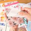 100 pcs Vintage Flowers pattern material paper DIY Decoration Scrapbook background paper for Junk Journal craft paper