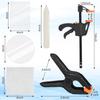 52pcs Precision Support Card Flattening Kit Clear Acrylic Rounds Card Care Tool  TCG Collectors