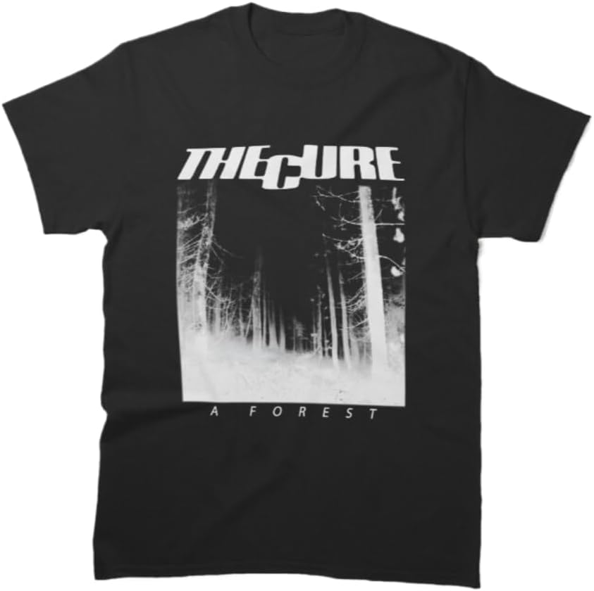 

A Forest Dark Woods Band Graphic T-Shirt Unisex 100% Cotton Crew Neck Short Sleeve Casual Tee 5XL різнокольоровий