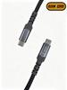 10Gbps Data Transfer 5A 100W PD Fast Charging Braided Aluminum Alloy Nylon Eco-Friendly Heavy Duty USB 3.2 Gen2 Dual Type-C