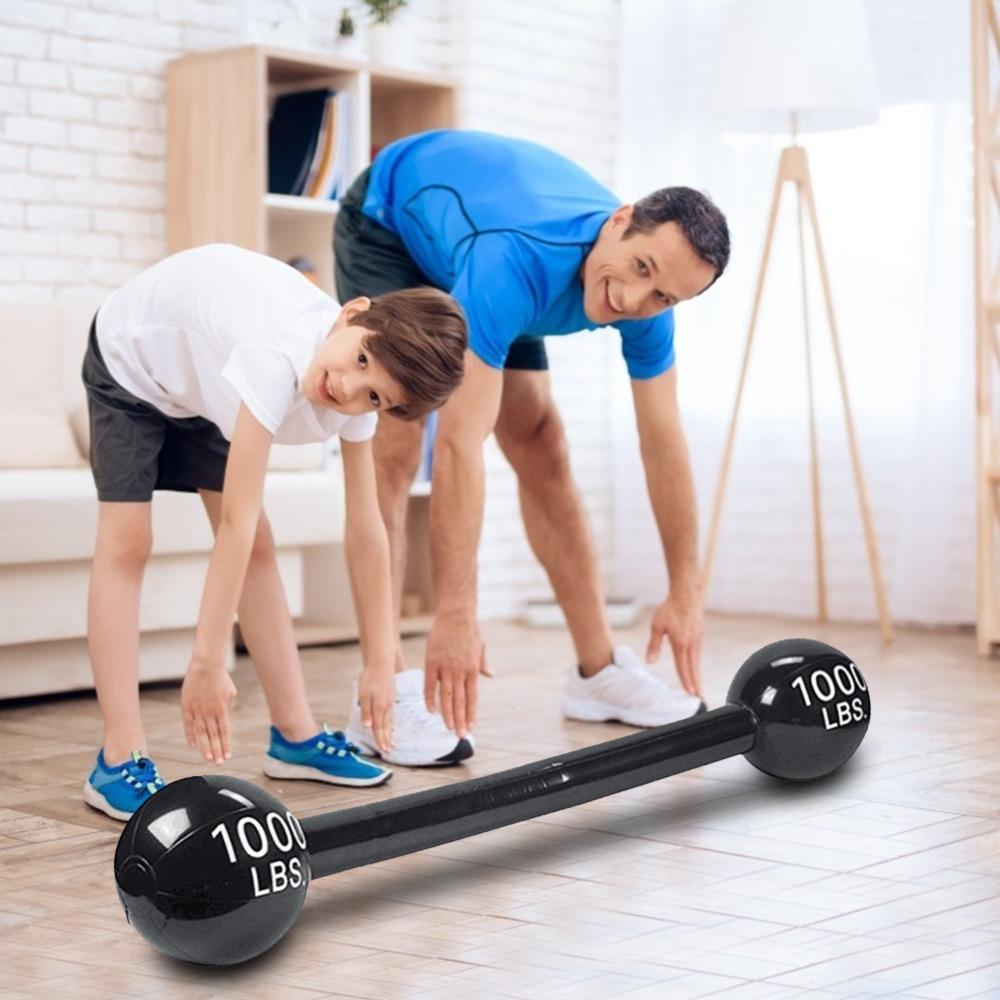 Spielrequisiten Aufblasbare Hantel Spielzeug Verdicktes Sportspielzeug Fitness Hantel Spielzeug Aufblasbarer Ballon