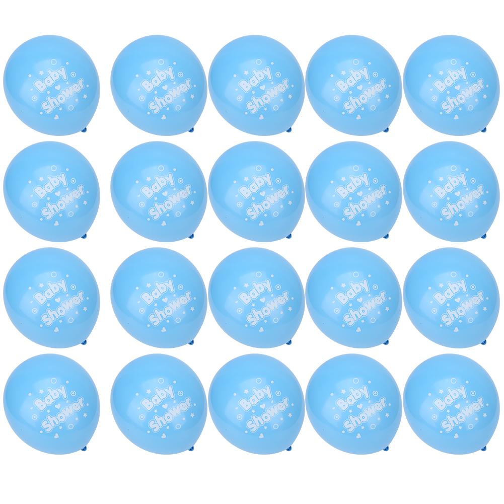 20pcs 12in Latex Balloons Letter Printed Baby Shower Birthday Party Favors Supply