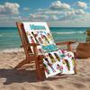 Custom Name Ultra-Soft Beach Towel with Gracie's Corner Theme,Ideal for Pool - Camping, Diving - Perfect Travel Essential, Vibrant Beach Towel.