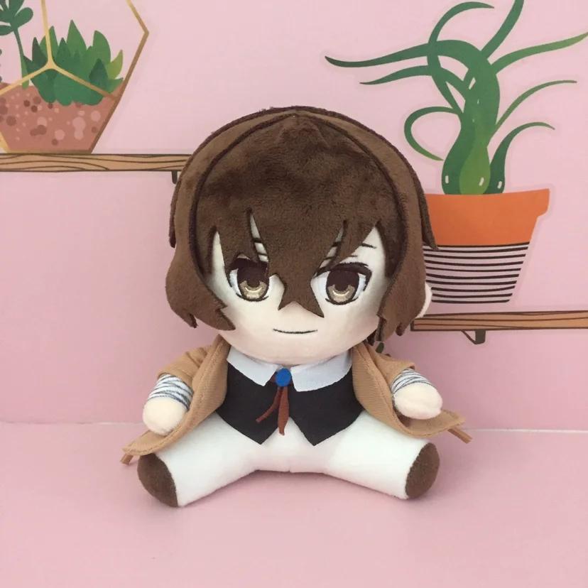 20cm Bungo Stray Dogs Dazai Osamu Plush Doll Cosplay Character Cute Soft Stuffed Pillow Halloween Christmas Gift