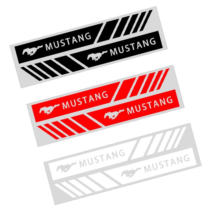 TQ0112PCS Car Rearview Mirror Decoration Sticker Auto Refit Accessories For Ford Mustang Focus 2 3 4 Mondeo Fiesta Ecosport Kuga