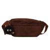 Fashion Corduroy Crossbody Bag For Women With Zipper Closure And Interior Phone Pocket
