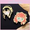 Cute Cartoon Anime Character Enamel Brooch Fun Animal Design Personality Badge Metal