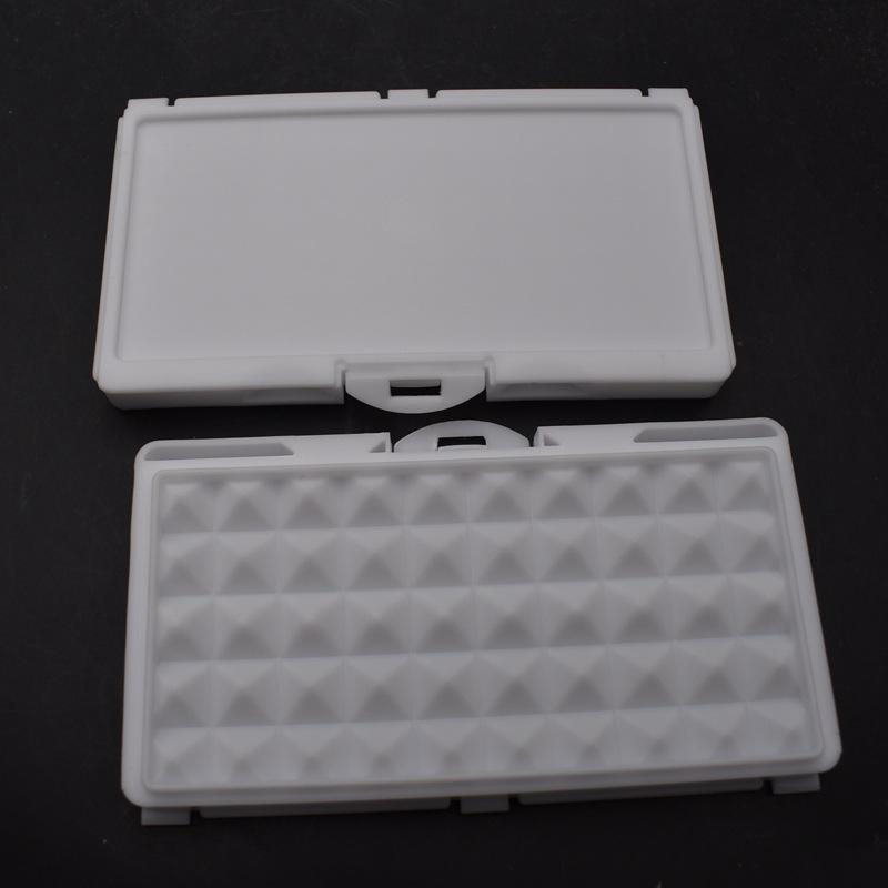50/100-Fächer Strasssteine Schmuckaufbewahrungsbox 3-10 mm Edelstein-Display-Organizer-Etui Für Geschäft Edelsteine Rohe Steinverpackung Abdeckung Tablett