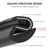 Car Door Seal Strip for Tesla Model Y Juniper Model 3 Highland 2025 Front and Rear Door Waterproof Rubber Noise Reduction Part Heat Shields 2