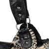 Vintage Leopard Schultertasche Damen Handtasche