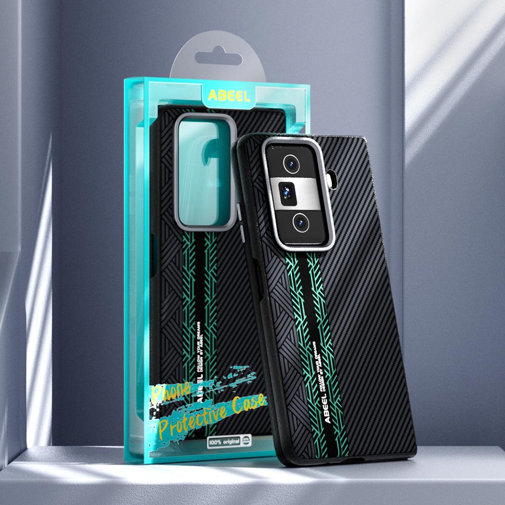 ABEEL For Honor Magic Vs3 5G Case PC + TPU + Aluminum Alloy + PU Leather Slim Phone Back Cover Magnetic Case