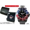ZEEDA Automatic Mechanical GMT Wristwatch 40mm Bezel 24-Hour Dual-Zone Men and Women