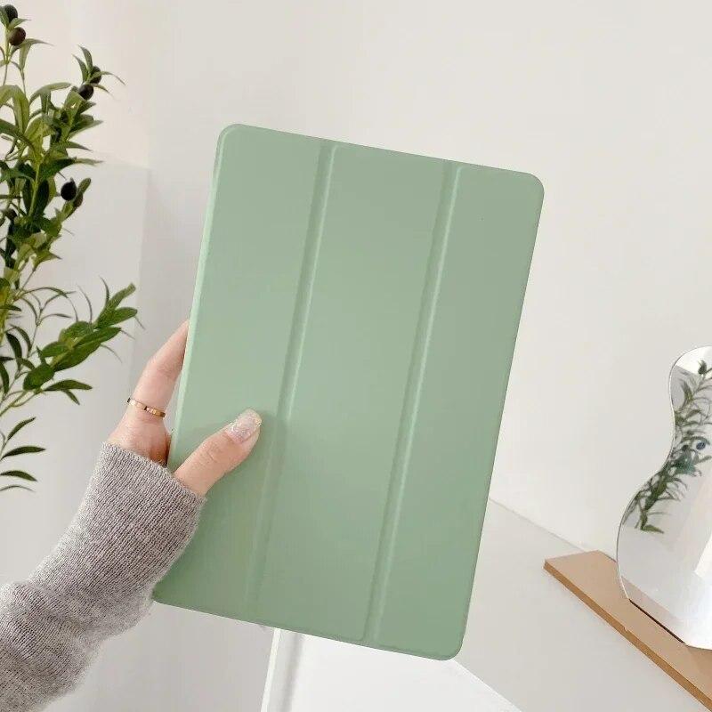 Leather Silicon TPU Back Cover for Lenovo Tab M11 Xiaoxin Pad 2024 TB330FU TB331FC Holder Shockproof Tablet Case