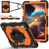 Lenovo Xiaoxin Pad 11 Tablet Case With Silicone Wrist Strap Rotating Stand Shockproof PC Cover Kids Students Travel
