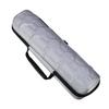 Juntan Watch Case 5 Slot Hard Watch Travel Watch Case, Watch Storage Soft Compressible Foam Pillow Black Men Women Nylon Watch Case Portable Silver