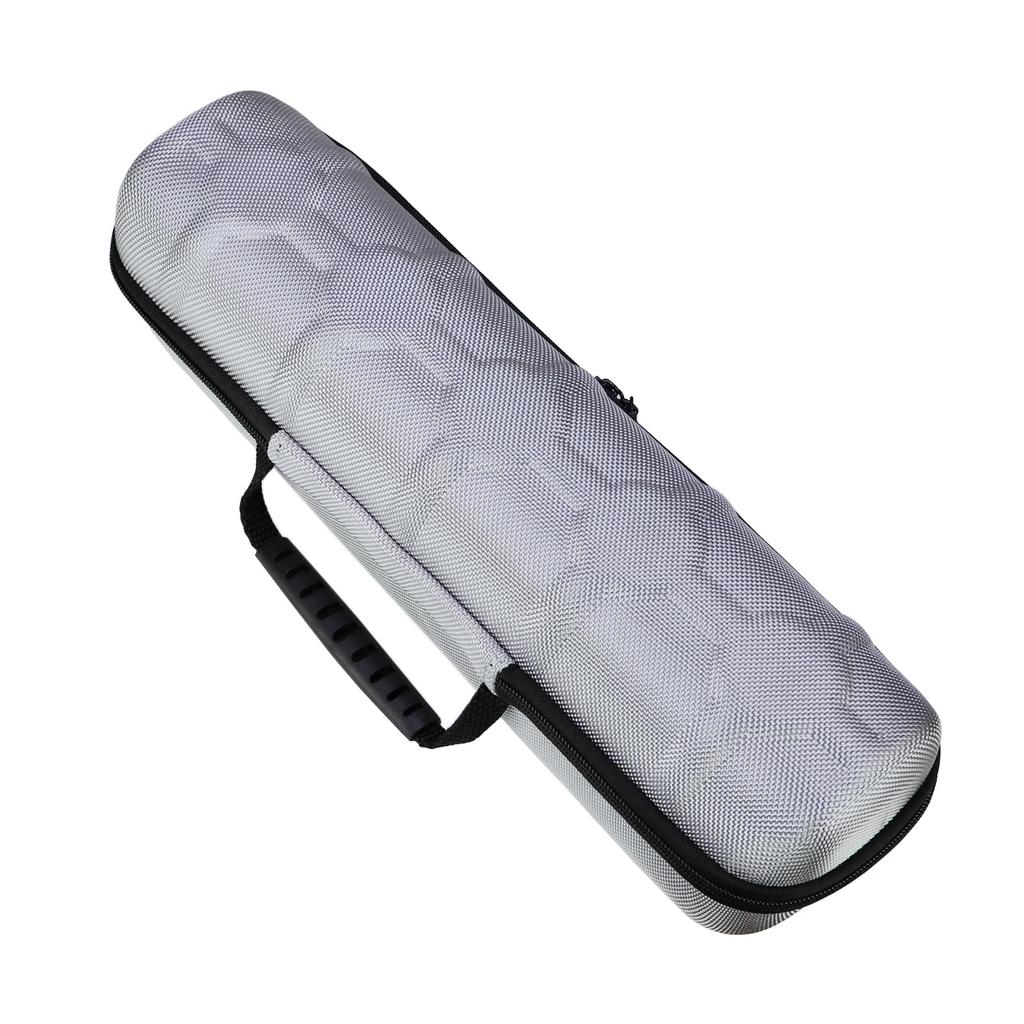 Juntan Watch Case 5 Slot Hard Watch Travel Watch Case, Watch Storage Soft Compressible Foam Pillow Black Men Women Nylon Watch Case Portable Silver