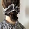 College Style Plaid Scrunchies Women Girls Elastic Hair Rubber Bands Accessories Hair Ring Rope Headdress Headwear Ornament