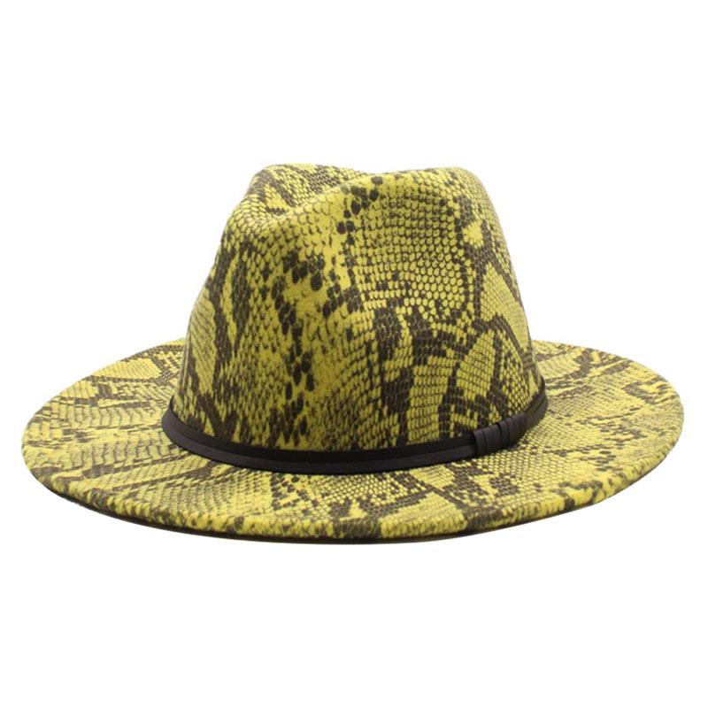 Seasonal Top Hat, Woolen Top Hat, Big-Brimmed Jazz Hat M(56-58cm) зелёный