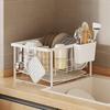 Kitchen Dish Drying Rack with Utensil Holders