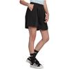 adidas Originals Adicolor Solid Color Elastic Low Waist Sports Casual Shorts Unisex Shorts Black HN3667