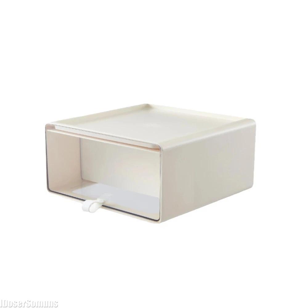 Caixa de exposição de figuras de joias, suporte de mesa para armazenamento de objetos desorganizados, caixa de armazenamento de brinquedos e bonecas à prova de poeira, acrílico transparente