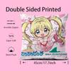 Mermaid Melody Pichi Pichi Pitch Pillow Case Anti-dustmite Pillowcase Invisible Zipper Silky Short Plush Sofa Cushion Cover