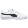 PUMA Basket Classic 21 Unisex White Black Low Top Sneakers 374923-02