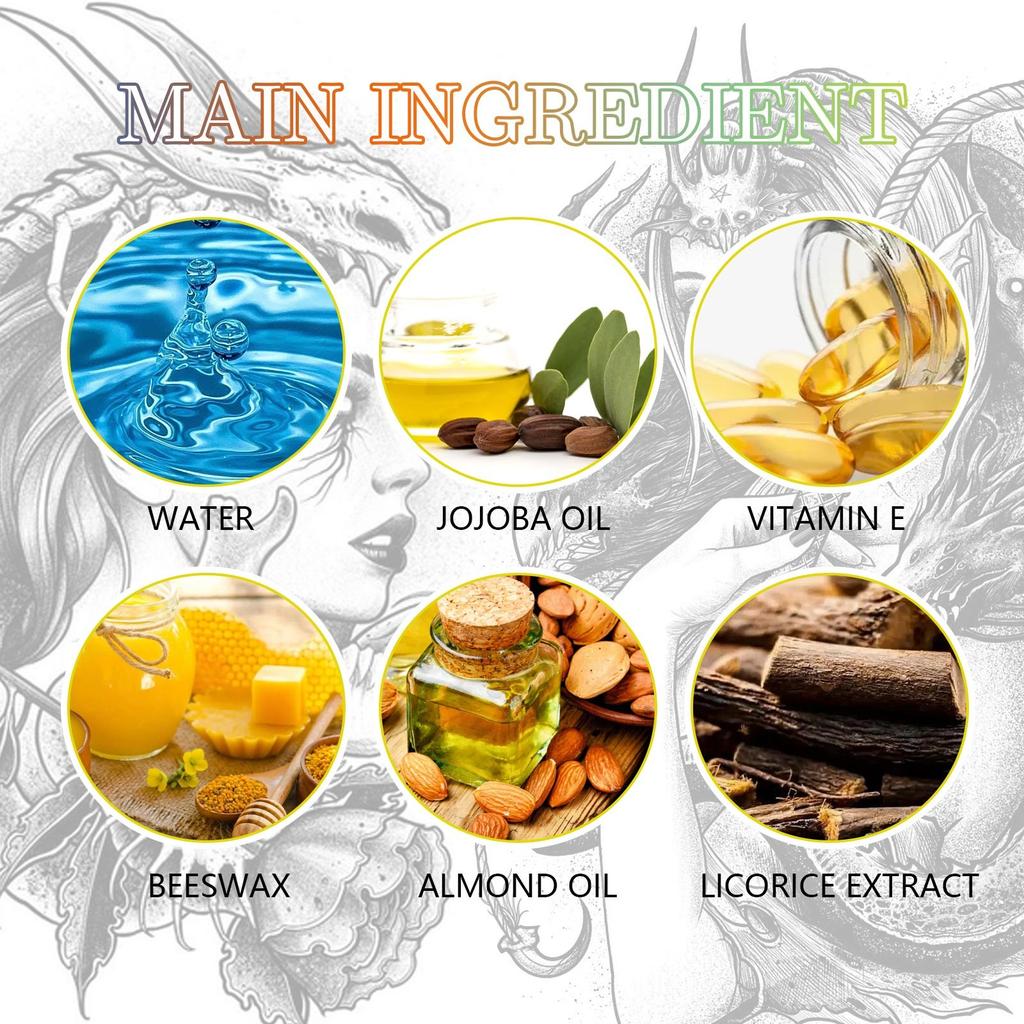 Skin Art Aftercare Butter Stick , Old & New Skin Art Moisturizer Care Brightener For Color Enhance, Natural Organic Skin Art Stick  15g