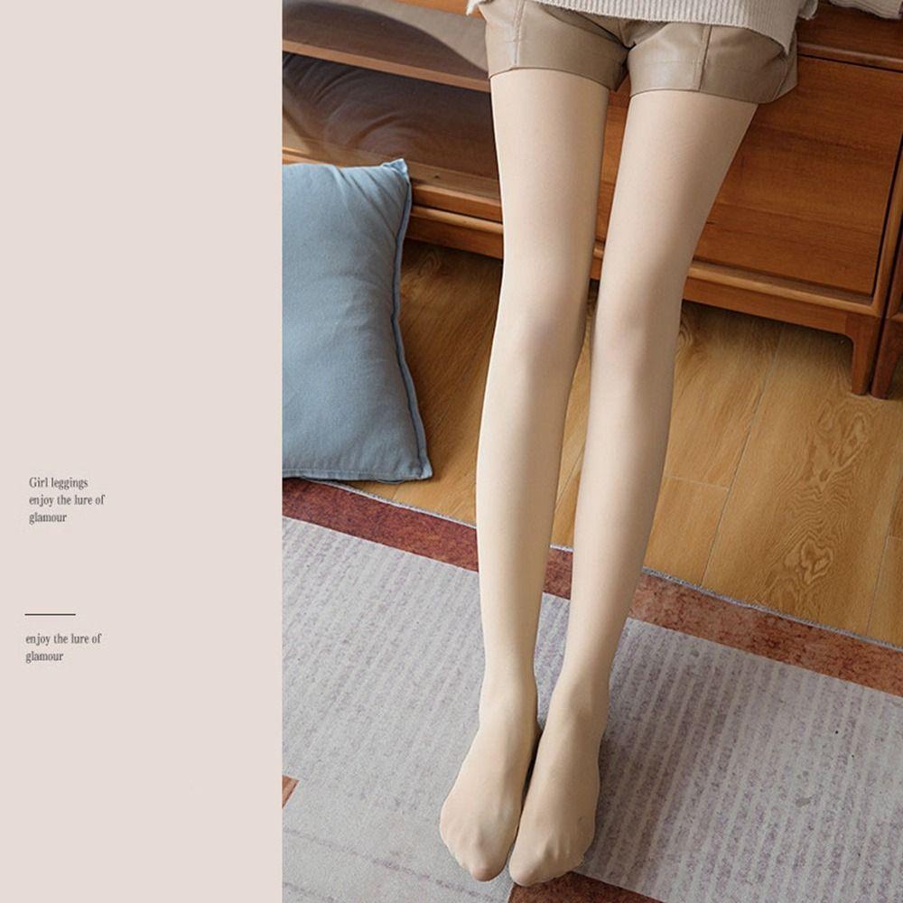 Bottoming Pants Nude Thicken Thermal Pantyhose Winter Pantyhose Women Stockings Bare Leg Artifact