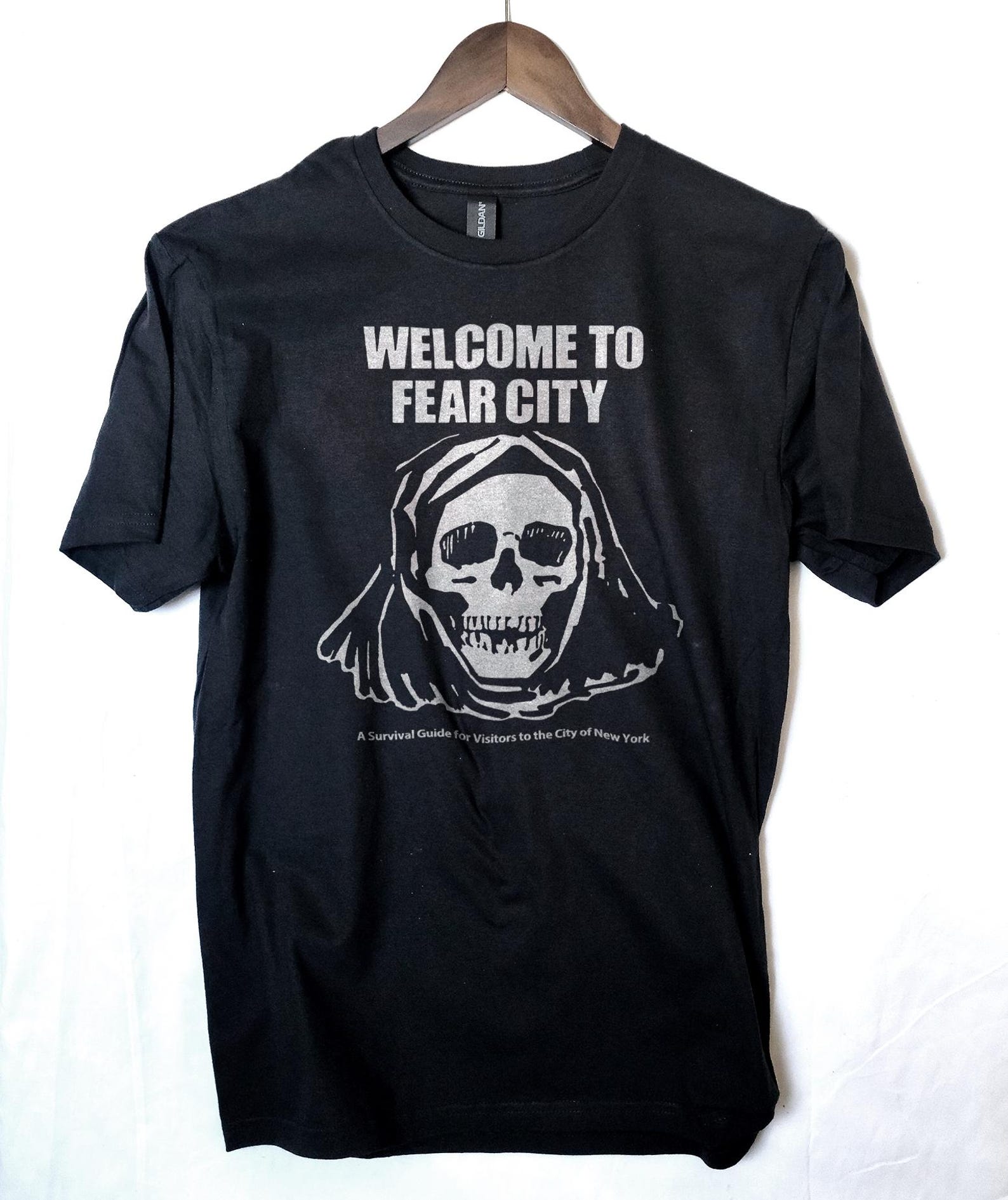 Welcome to Fear City t Shirt NYC 80s Screen Print 3XL