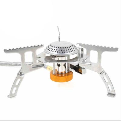 Split Gasherd Tragbarer Campingkocher Elektronenzündung Outdoor Picknick Campingausrüstung