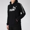 Puma Logo Hooded Sweatshirt Men Tops Black 584128-01