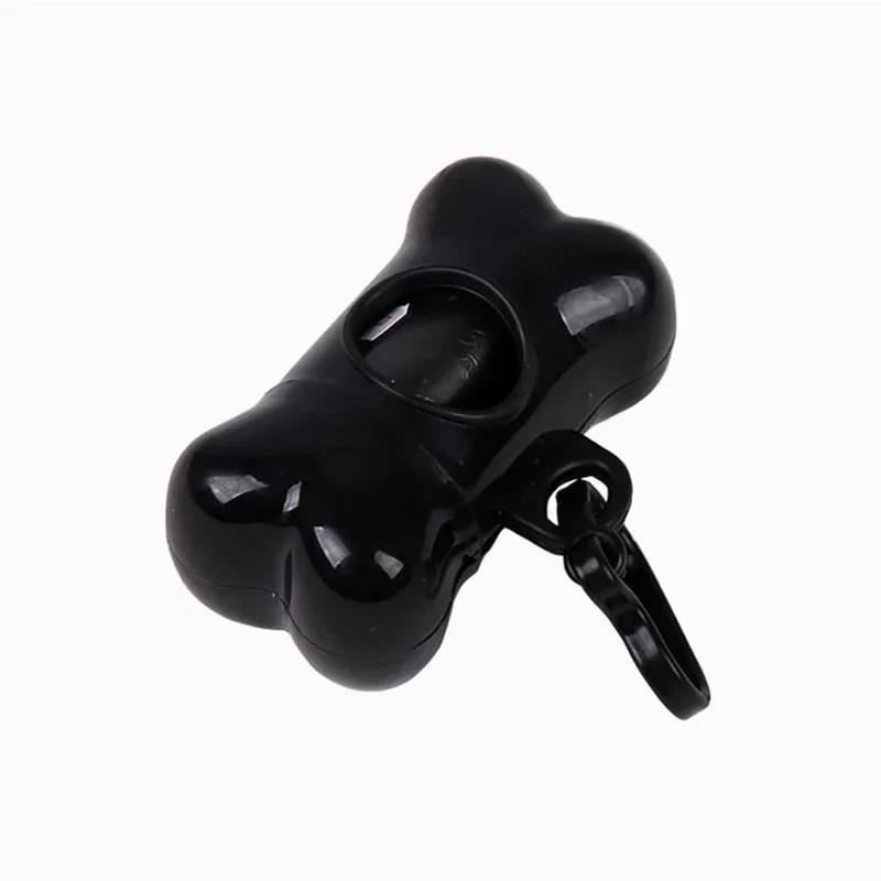 Pet Dog Poop Bag Bone Shape Dispenser Waste Garbage Carrier Holder Dispensers Poop Bag Dogs Trash Cleaning Tool Pet Products