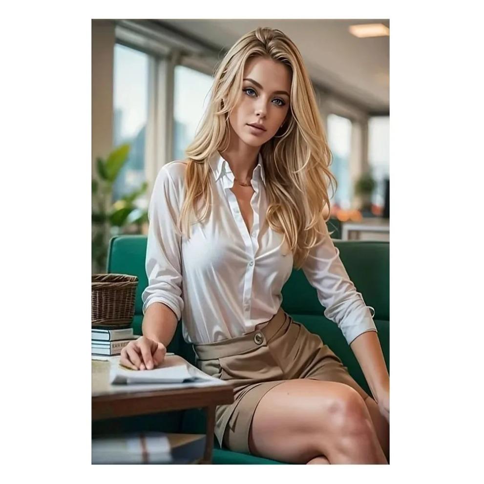 Plakat na płótnie do dekoracji ścian, Dekoracja plażowa z bikini, Oprawiony, do łazienki, sypialni, do zawieszenia na ścianie, Prezent