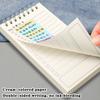 1pc New Undated Planner Notebook A6 Portable Schedule Journal Self-Discipline Checkbook Habit Tracker