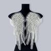 Veil Wedding Dress Corsage Dress Collar Lace Accessories Heavy Industry Sequins Handmade Xiaomi Beads Diamond Wings Feather Decal