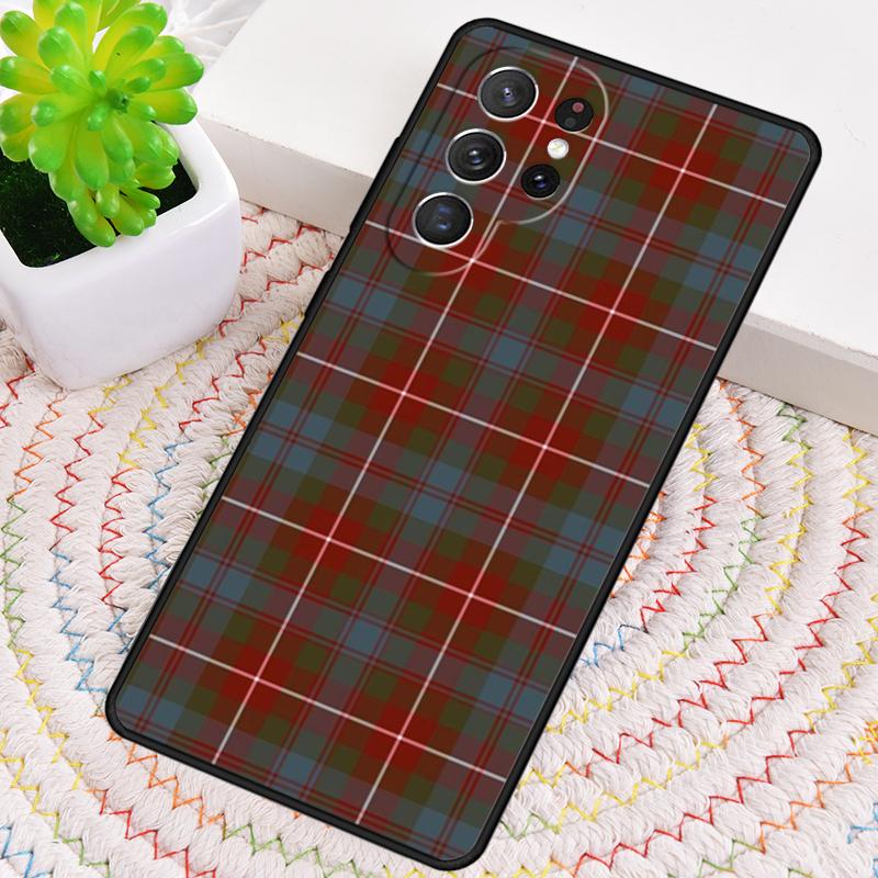 Fraser Clan Tartan Handyhülle für Samsung Galaxy Note 10 Pro S26 Ultra S23 S24 FE S25 S21 S22 PLUS stoßfeste Hülle