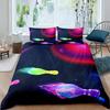 Bowling Bedding Set, Sports Games Comforter Cover Twin Full Size For Kids Boys Girls Children Confetti Colorful Duvet Cover Set