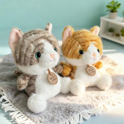 Cute Simulation Kitten Doll Plush Toy Cat Doll Children Soothing Rag Doll Girl Birthday Gift