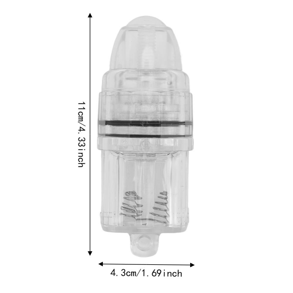 2PCS Waterproof Deep Drop Fishing Light AA Battery Powered Underwater Fish Light Sea Fishing