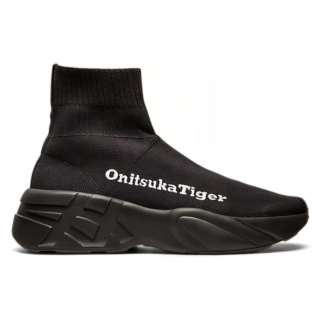ONITSUKA TIGER P-Trainer Knit Comfortable Versatile Slip-Resistant Durable Lightweight Low-Top Casual Shoes Unisex Sneaker Black 1183A587-004