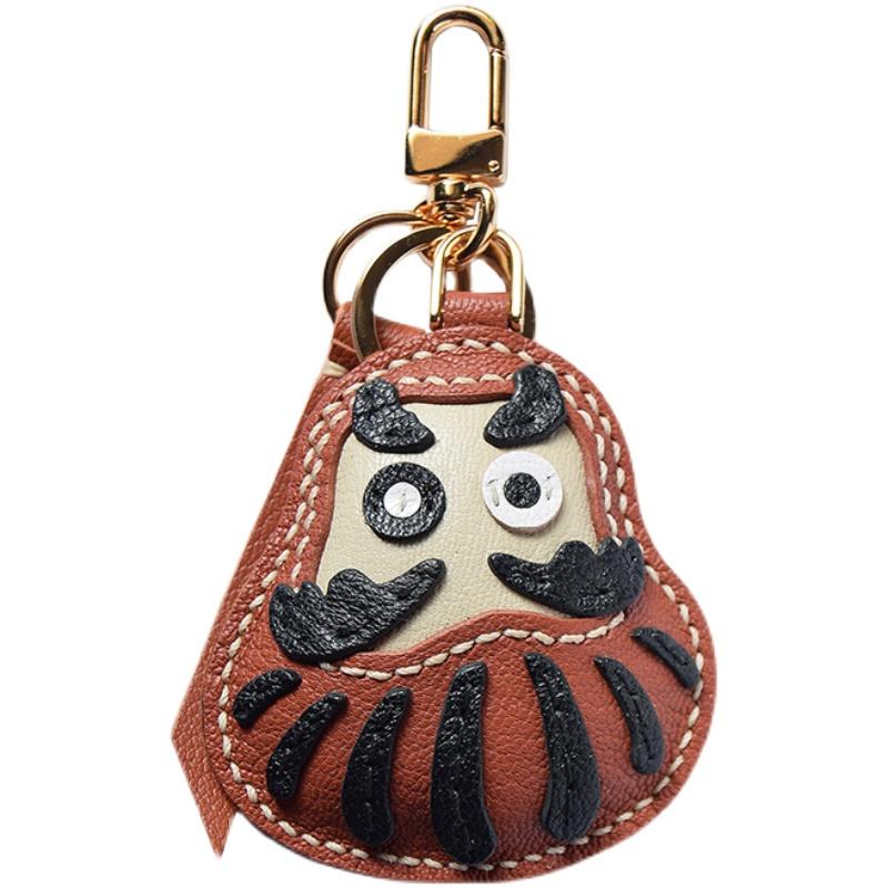 Original Gebet Dharma Handgefertigt Französisches Schafsleder Auto Schlüsselanhänger Anhänger Personalisiertes Geschenk Schlüsselanhänger