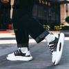 Fashion Casual Mesh Breathable Chunky Sneakers for Men Height Increased Flat Platform Running Shoes Large Size 45 Casual Tenis Shoes