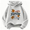 Funny Orange Harajuku Style Hoodie Kids Children's Sweatshirt Hoody for Boys Girls Casual Hoodies Hip Hop Clothes