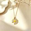 Elegant Cat Pendant Necklace: Fresh Design with Micro-Set Zircons for Women - Light Luxury & High-End Feel; Perfect Clavicle Chain Accessory.