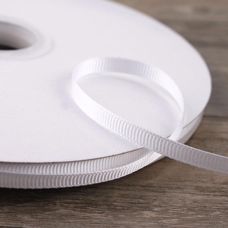 6mm Double-Sided Ribbed Satin Ribbon for DIY Bows, Hair Accessories, Packaging, and Weaving Decorations