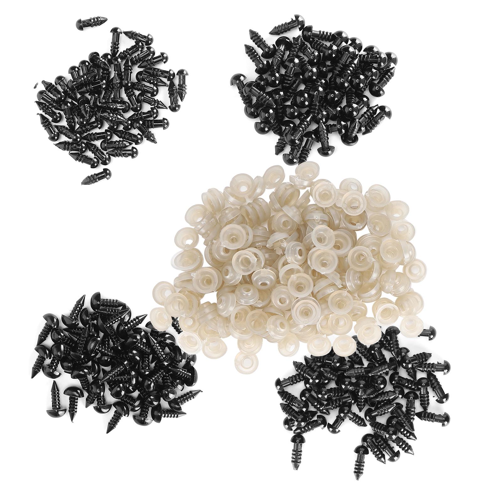 

Пластиковые глаза носы с шайбами плюшевая кукла плюшевый мишка мягкие игрушки игрушки своими руками аксессуары черный